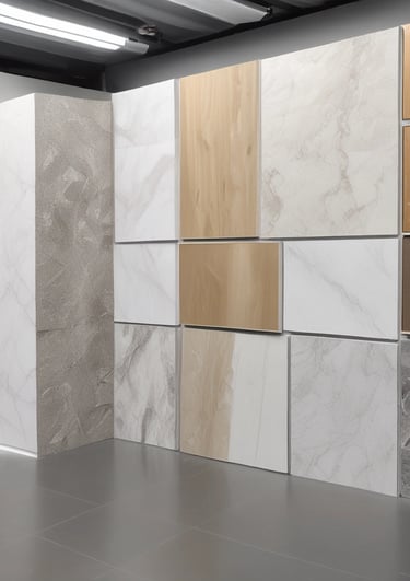 A cheerful shop owner happily managing online sales on a laptop surrounded by products.