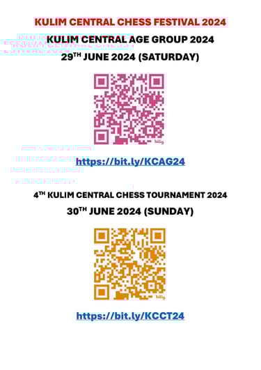 Kedah Chess Kulim Central Chess Festival 2024. Catur Malaysia Chess Tournament