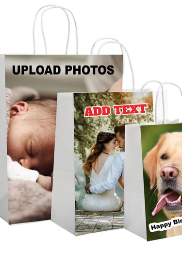Custom Gift Bags with your photos