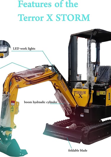 mini excavator on sale at Tiny Excavator
