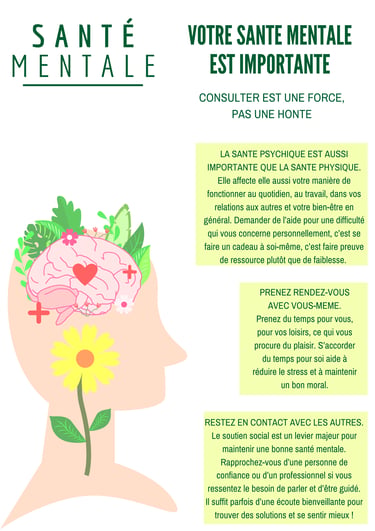 Affiche santé mentale