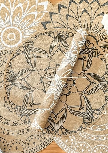 a table with a plate