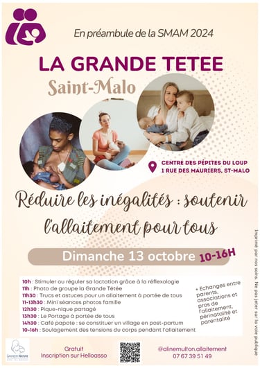 Affiche de la Grande Tétée Saint-Malo