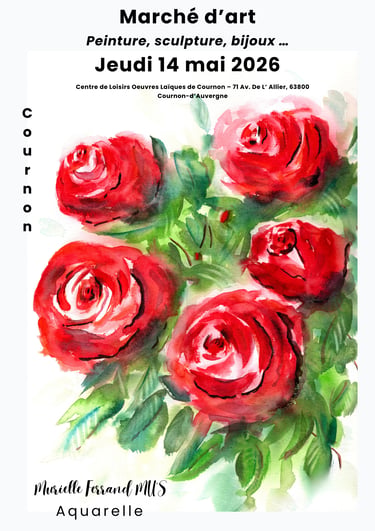 exposition aquarelle artiste cournon auvergne