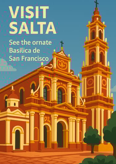 Basilica-San-Francisco-Salta-Illustration
