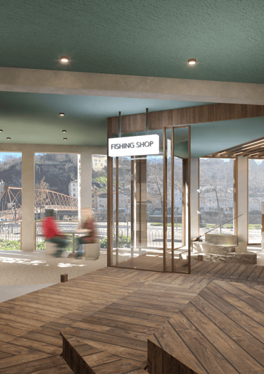 Maison de la pêche - projet d'un concept store autour de la pêche 