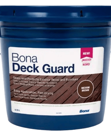 a bona decking decking decking with a brown decking