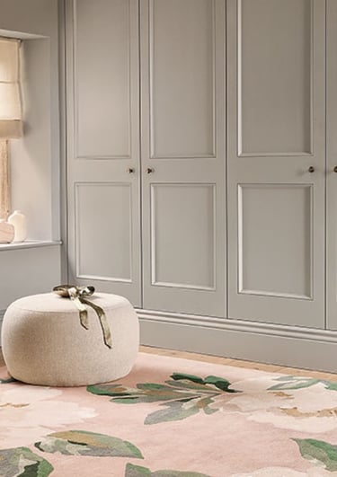tapis modèle Odelia wild rose de la marque ROMO en laine