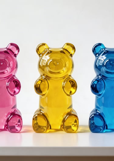 Figuras de oso gigantes de gominola