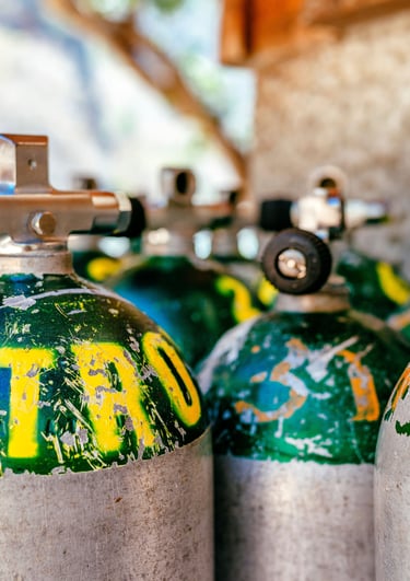 Nitrox Flaschen von Specialdive