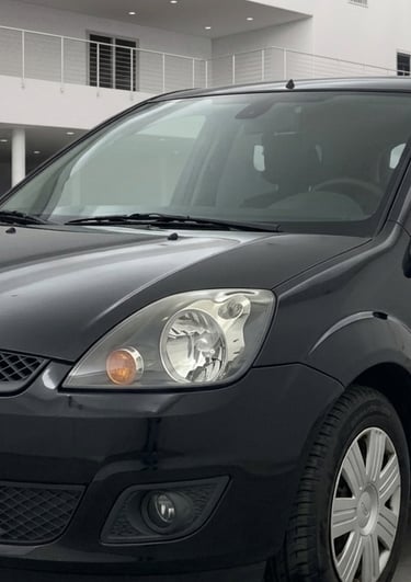 Ford Fiesta negro barato de ocasión revisado en Albacete