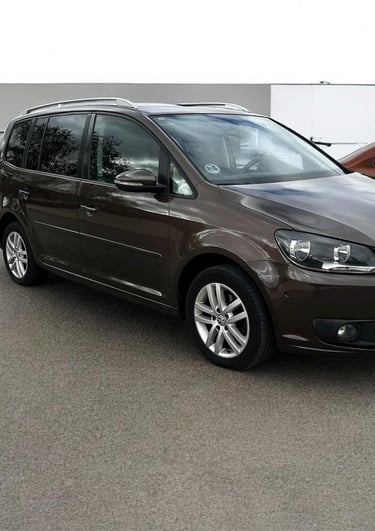 Volkswagen Touran marrón de ocasión en Albacete - Monovolumen diésel revisado en IdelMoción