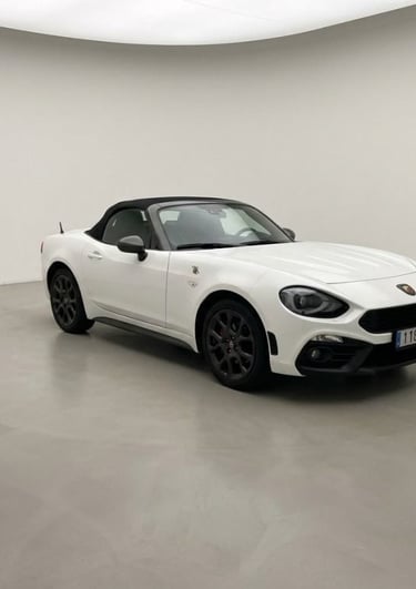 Fiat 124 Spider GT Abarth blanco en stock Albacete - Deportivo descapotable de reestreno IdelMoción