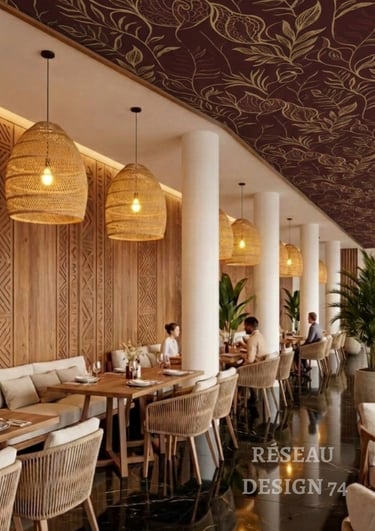 design restaurant haute savoie interieur