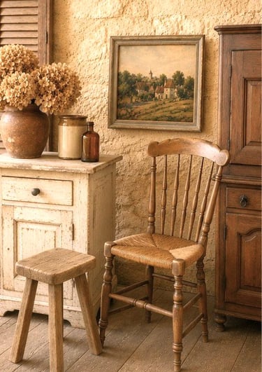 Mobilier ancien restauré, meubles de campagne et pièces vintage sélectionnées avec soin.