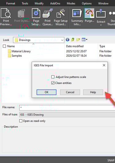IGS File Import in xCAD