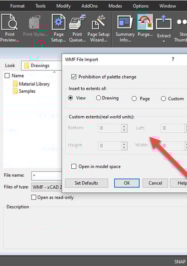 WMF File Import in xCAD