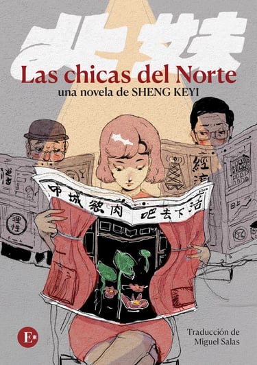 Portada española del libro "Las chicas del Norte", de Editorial Más al Este
