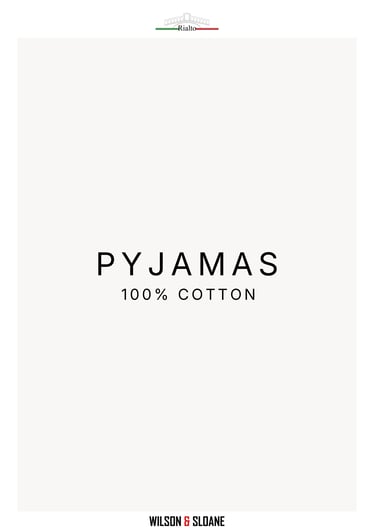 Rialto by Wilson and Sloane Pyjamas Catalogue NOS