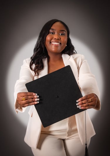 a woman in a white blazer and a black jacket