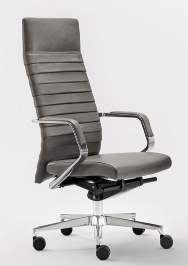 fauteuil de direction cuir noir 