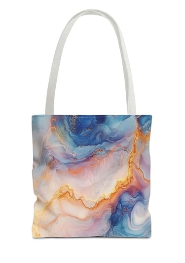 marble tote bag