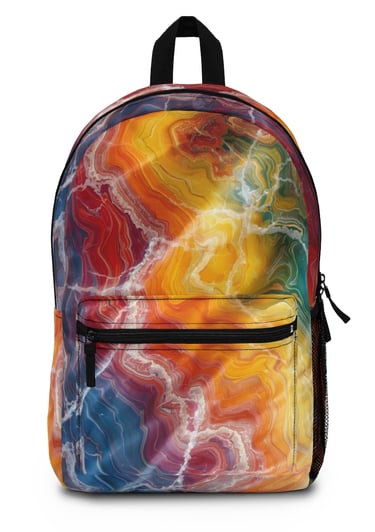 colorful backpack