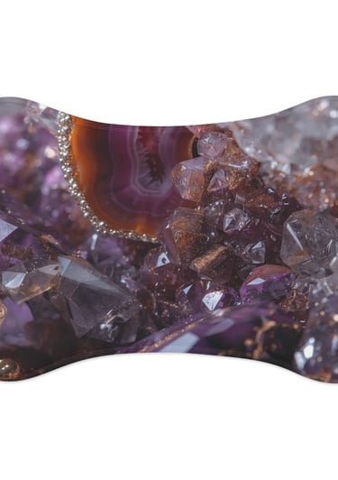 purple crystal mat