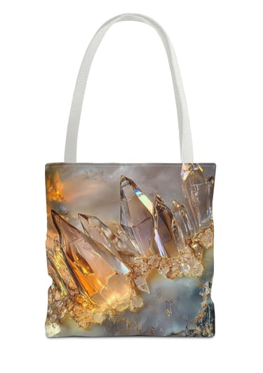 crystal tote bag