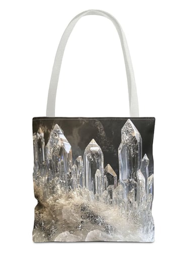 crystal tote bag