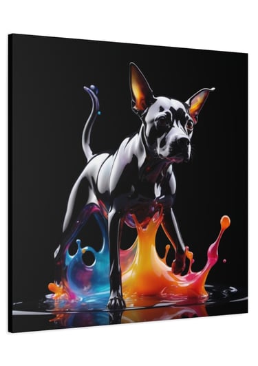 color dog art