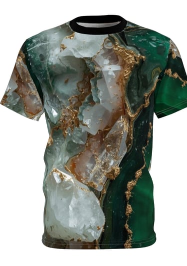 green crystal t-shirt
