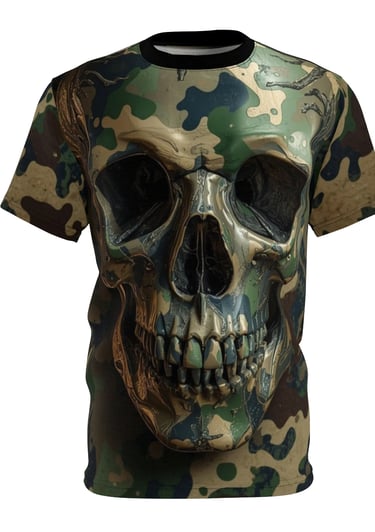 camo skull t-shirt