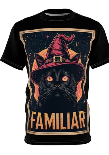 familiar cat t-shirt