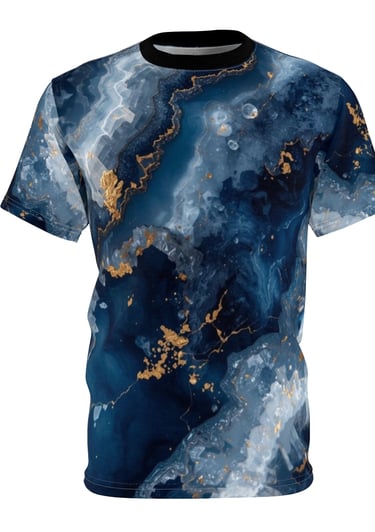 blue marble t-shirt