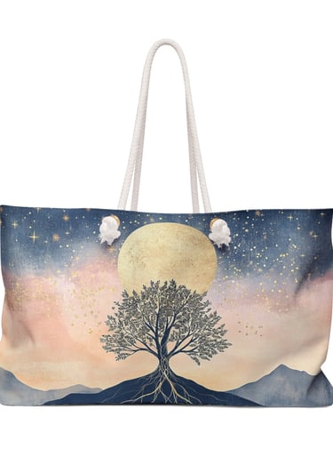 tree of life weekender bag