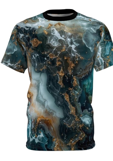 blue marble t-shirt