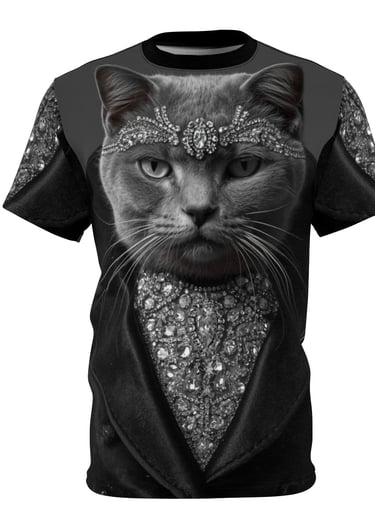 fashion cat t-shirt