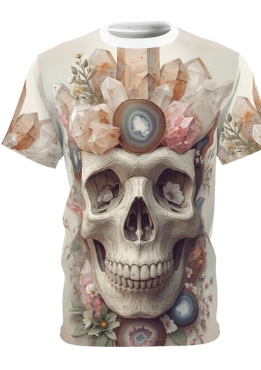 crystal and skull t-shirt
