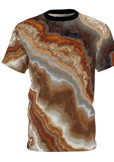 brown marble t-shirt