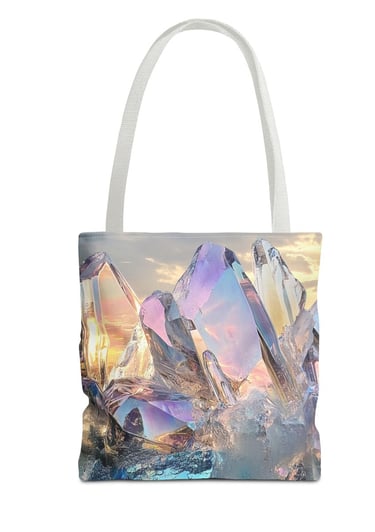 crystal tote bag