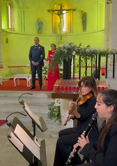 DÚO VIOLÍN Y CLARINETE (BODA L&J 24/08/2024)