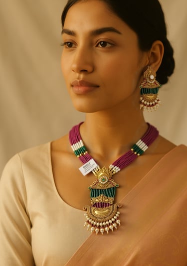 Timeless Gold Pendant Set