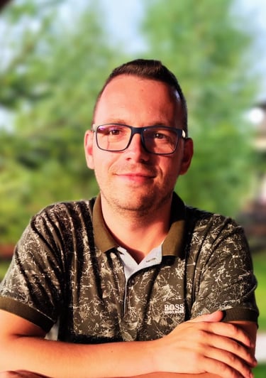a man with glasses