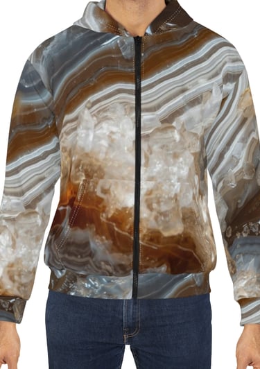 agate crystal hoodie