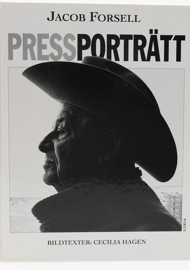 Pressporträtt bok