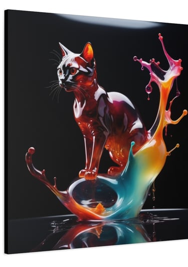 color cat art