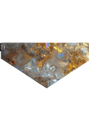 crystal bandana collar