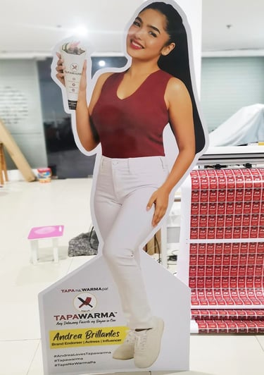 alt="Tapawarma human standee signage Philippines"