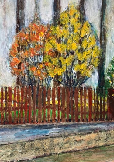 Fence at the Grain Elevators